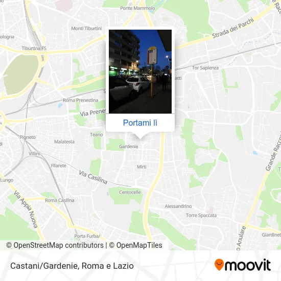 Mappa Castani/Gardenie