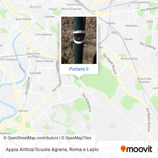 Mappa Appia Antica/Scuola Agraria