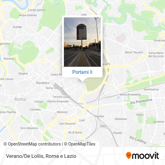 Mappa Verano/De Lollis