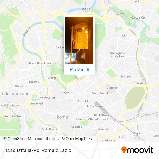 Mappa C.so D'Italia/Po