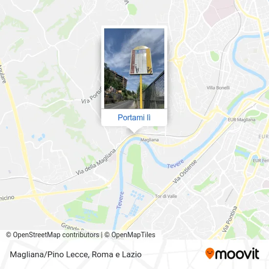 Mappa Magliana/Pino Lecce