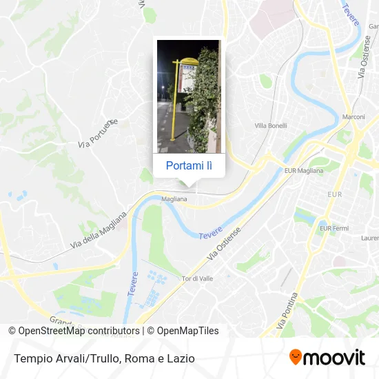 Mappa Tempio Arvali/Trullo