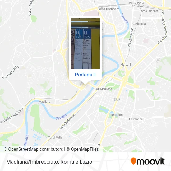 Mappa Magliana/Imbrecciato