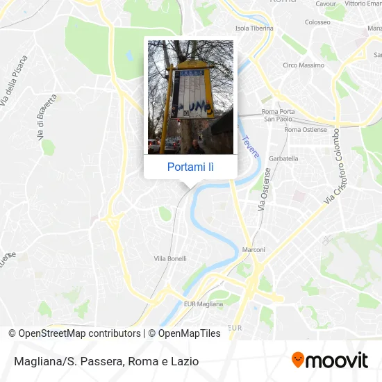 Mappa Magliana/S. Passera