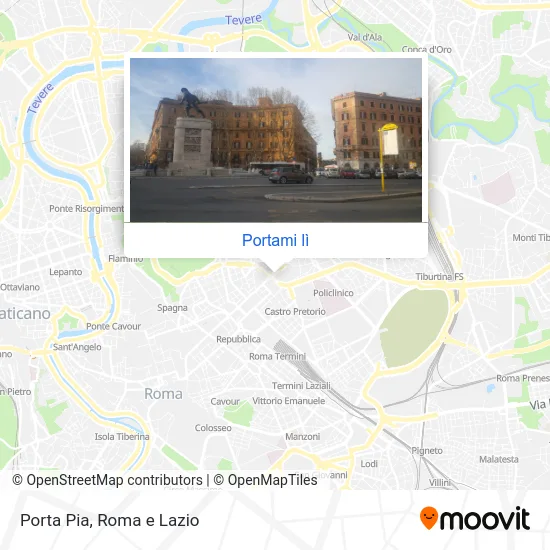 Mappa Porta Pia