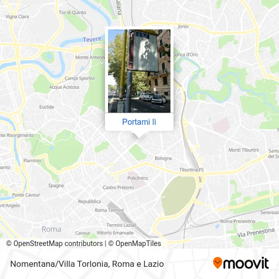 Mappa Nomentana/Villa Torlonia