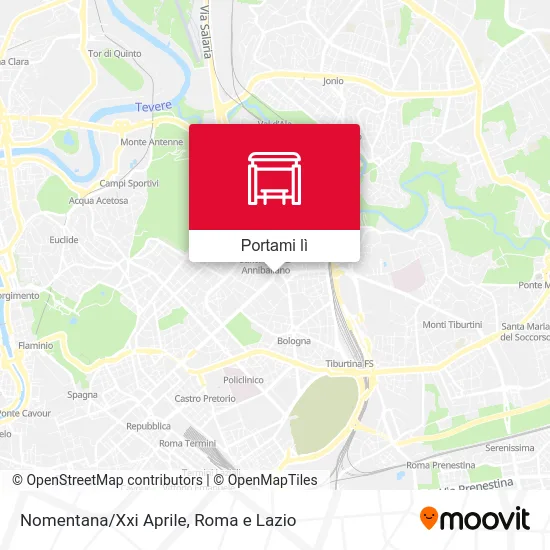 Mappa Nomentana/Xxi Aprile
