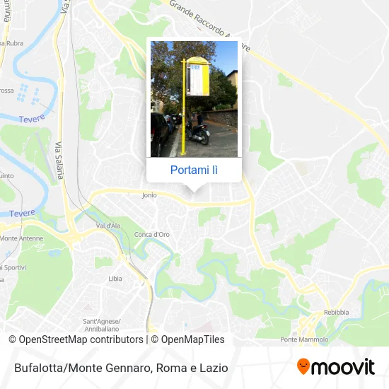 Mappa Bufalotta/Monte Gennaro