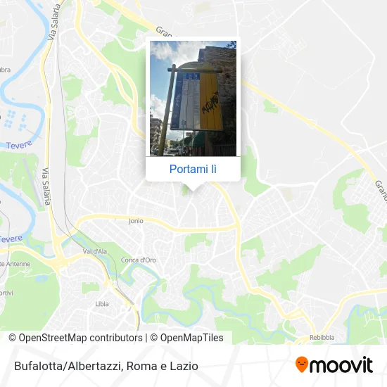 Mappa Bufalotta/Albertazzi