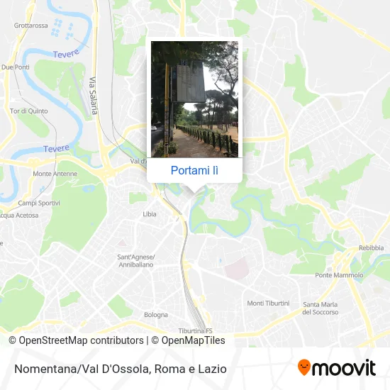 Mappa Nomentana/Val D'Ossola