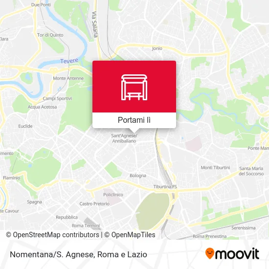Mappa Nomentana/S. Agnese