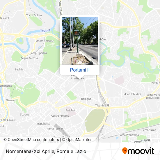 Mappa Nomentana/Xxi Aprile