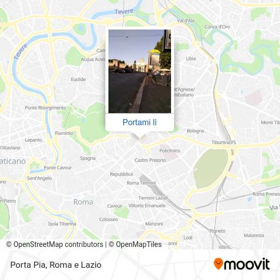 Mappa Porta Pia