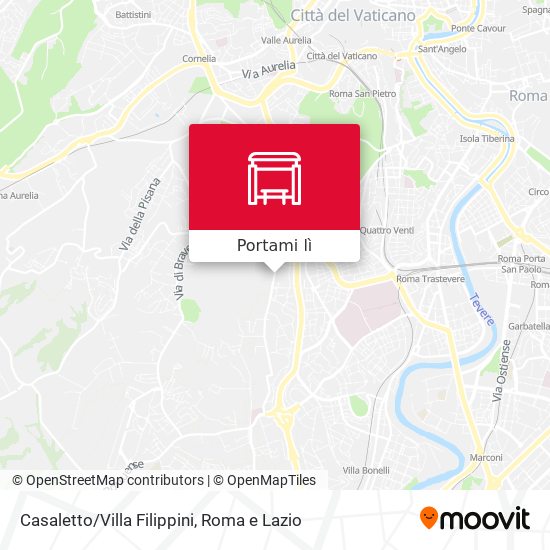Mappa Casaletto/Villa Filippini