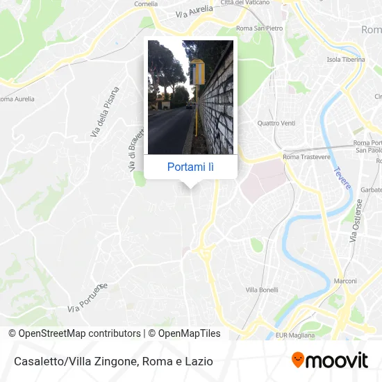 Mappa Casaletto/Villa Zingone