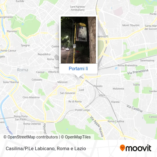 Mappa Casilina/P.Le Labicano
