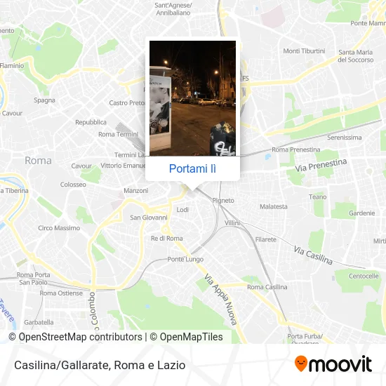 Mappa Casilina/Gallarate