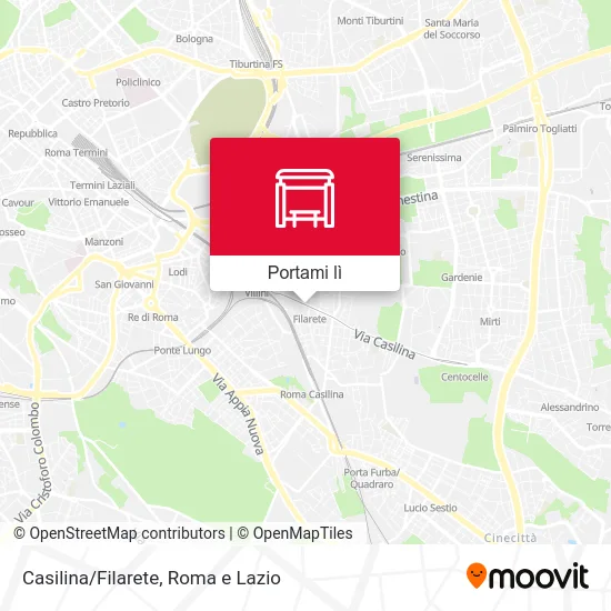 Mappa Casilina/Filarete