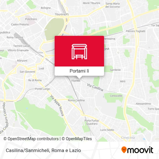 Mappa Casilina/Sanmicheli