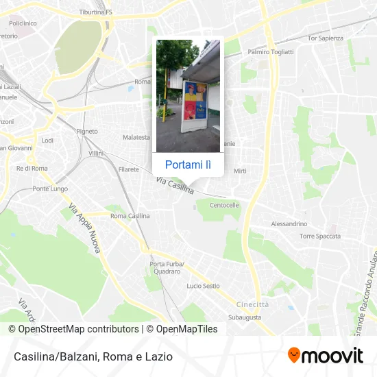 Mappa Casilina/Balzani