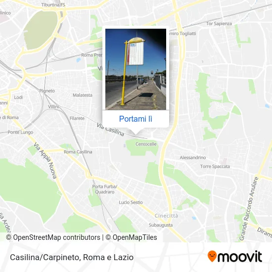 Mappa Casilina/Carpineto