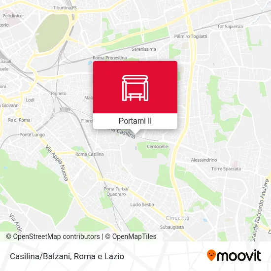 Mappa Casilina/Balzani