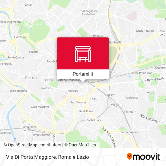 Mappa Via Di Porta Maggiore