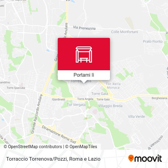 Mappa Torraccio Torrenova/Pozzi