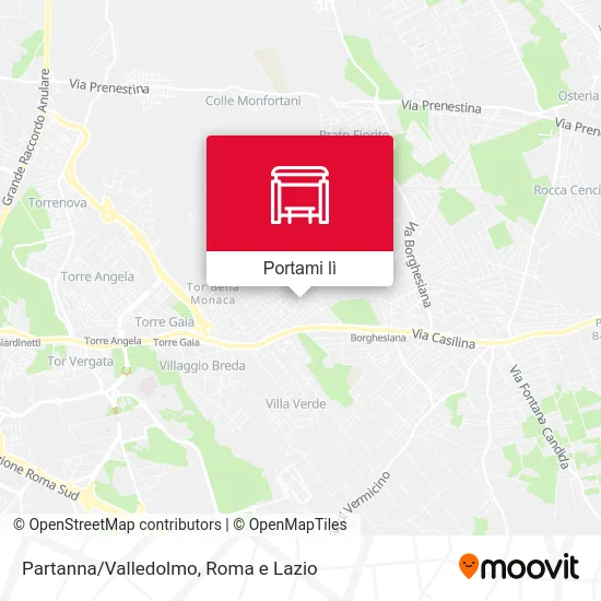 Mappa Partanna/Valledolmo