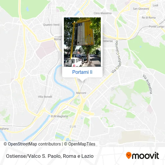 Mappa Ostiense/Valco S. Paolo
