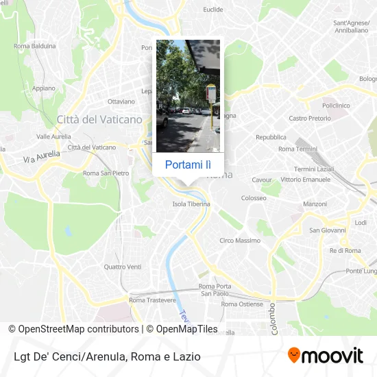 Mappa Lgt De' Cenci/Arenula