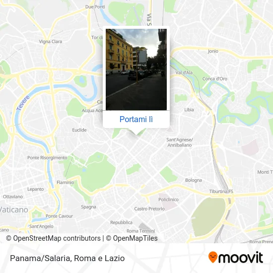 Mappa Panama/Salaria