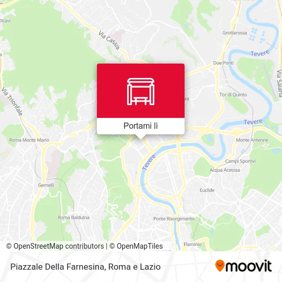 Mappa Piazzale Della Farnesina