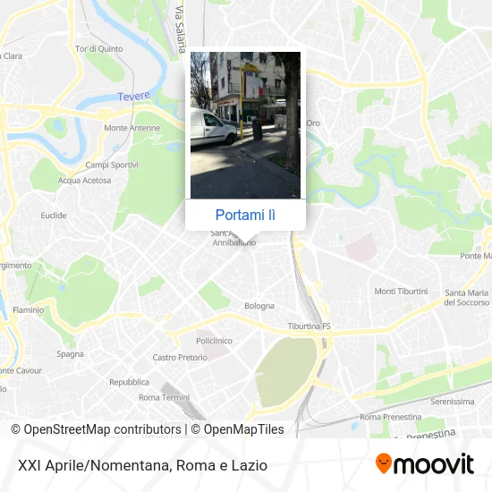 Mappa XXI Aprile/Nomentana