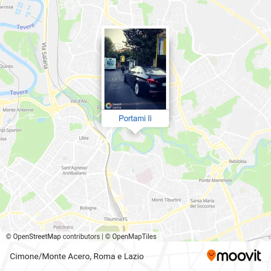 Mappa Cimone/Monte Acero