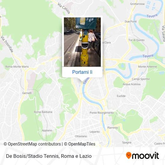 Mappa De Bosis/Stadio Tennis