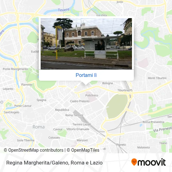 Mappa Regina Margherita/Galeno