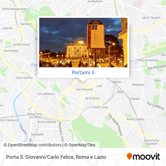 Mappa Porta S. Giovanni/Carlo Felice