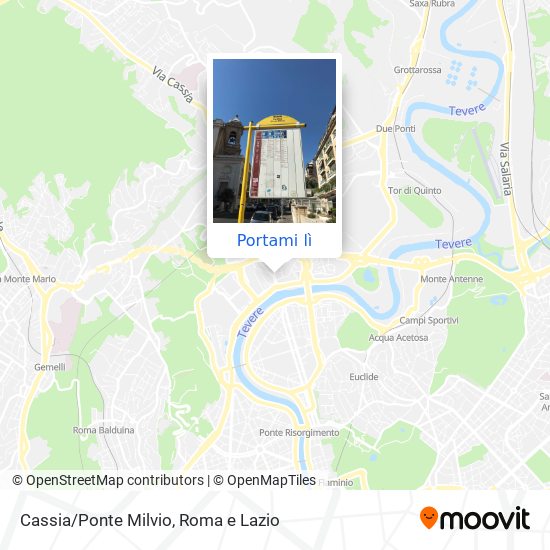 Mappa Cassia/Ponte Milvio