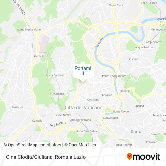 Mappa C.ne Clodia/Giuliana