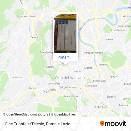 Mappa C.ne Trionfale/Telesio