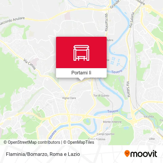 Mappa Flaminia/Bomarzo