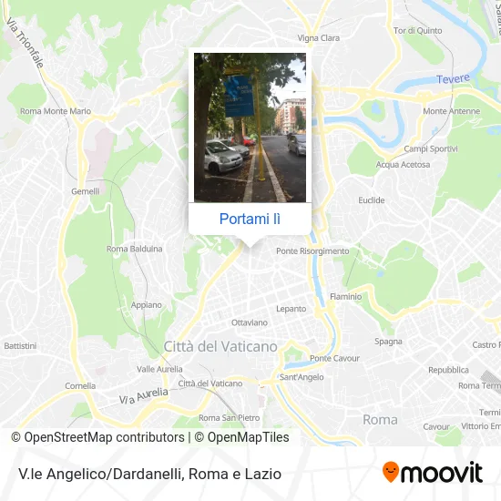 Mappa V.le Angelico/Dardanelli