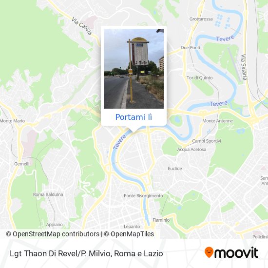 Mappa Lgt Thaon Di Revel/P. Milvio