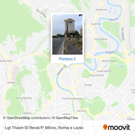 Mappa Lgt Thaon Di Revel/P. Milvio