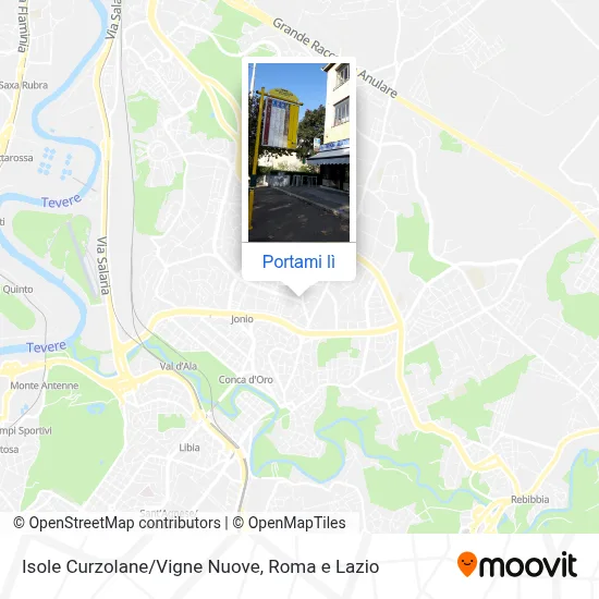 Mappa Isole Curzolane/Vigne Nuove