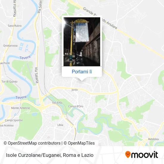 Mappa Isole Curzolane/Euganei