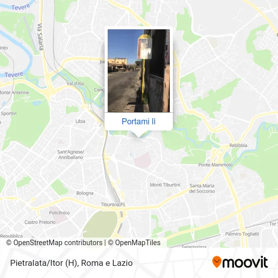 Mappa Pietralata/Itor (H)