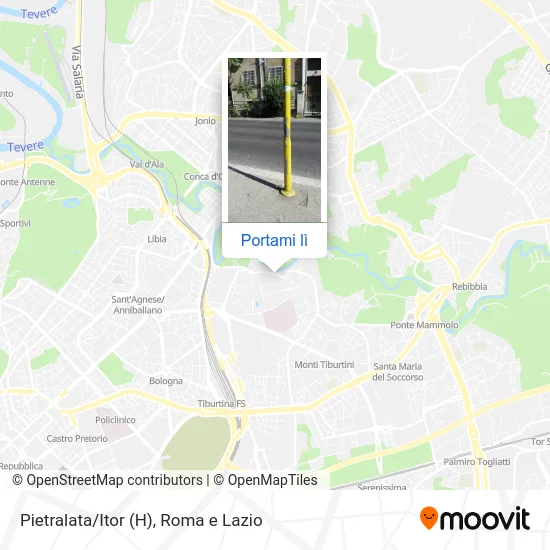 Mappa Pietralata/Itor (H)