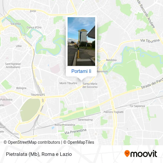 Mappa Pietralata (Mb)